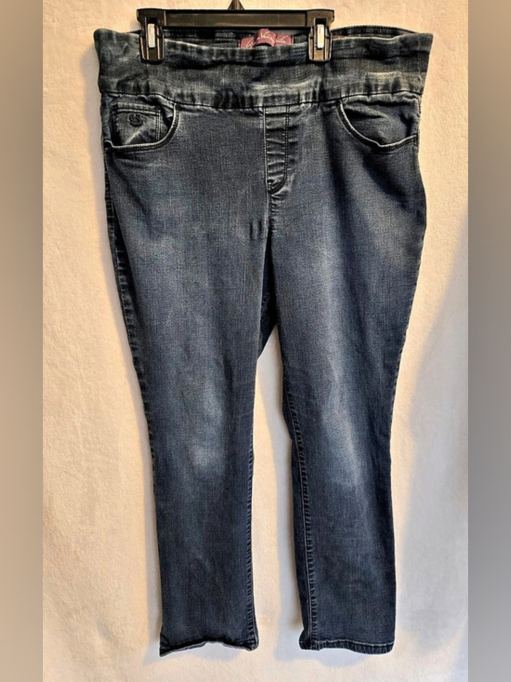 Gloria Vanderbilt Amanda Pull On Jeans Size 16 Short
